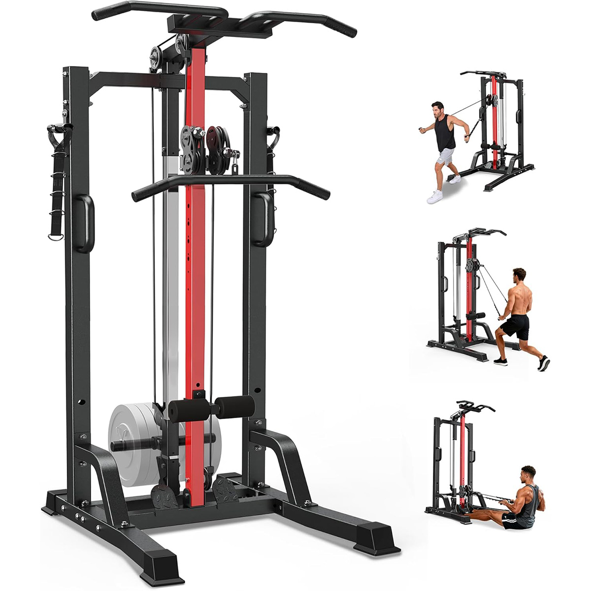 Home Gym Lat Pulldown - Machine de musculation Pooboo - Système