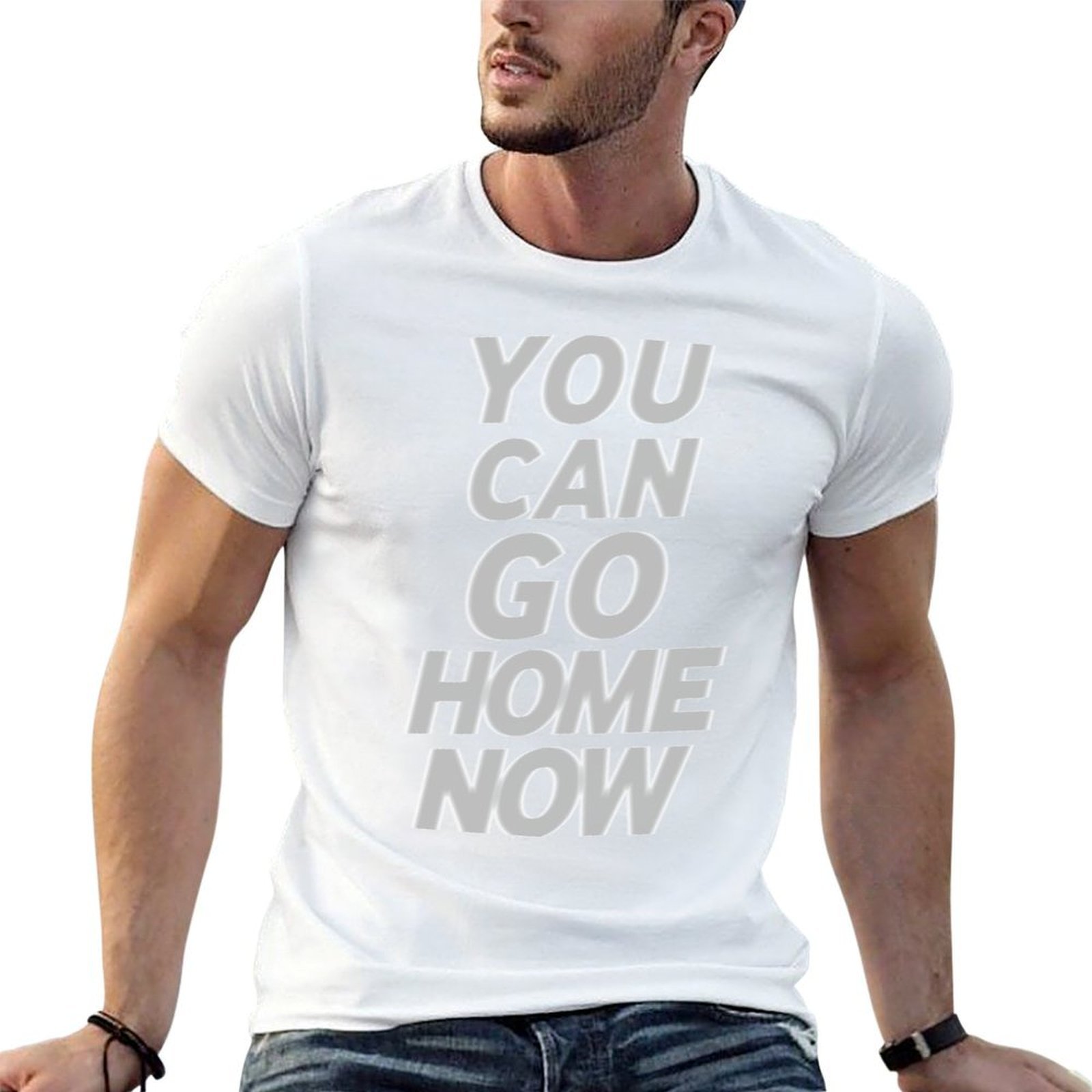 Home Gym Quotes - T-shirt respirant et décontracté pour le