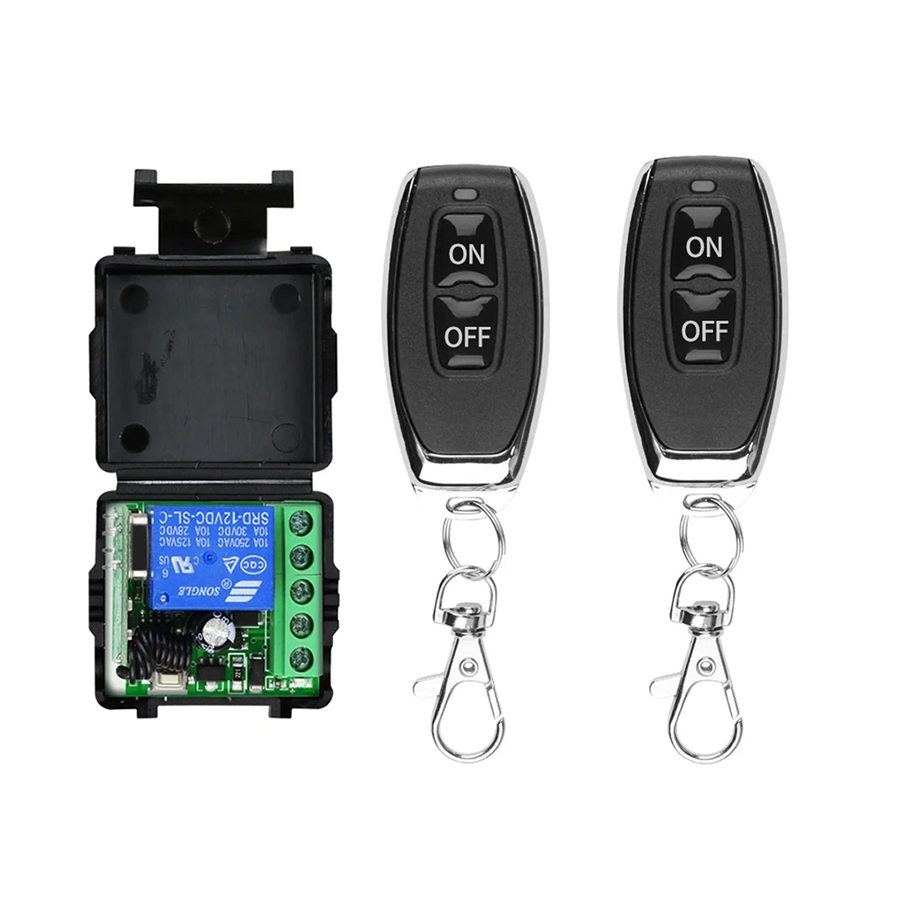 Home Gym Garage - Télécommande universelle RF 433Mhz pour portail,