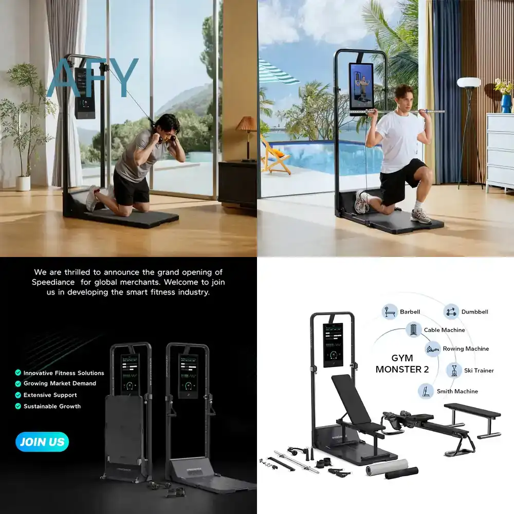 Home Gym One Machine - Équipement de fitness tout-en-un Speediance pour