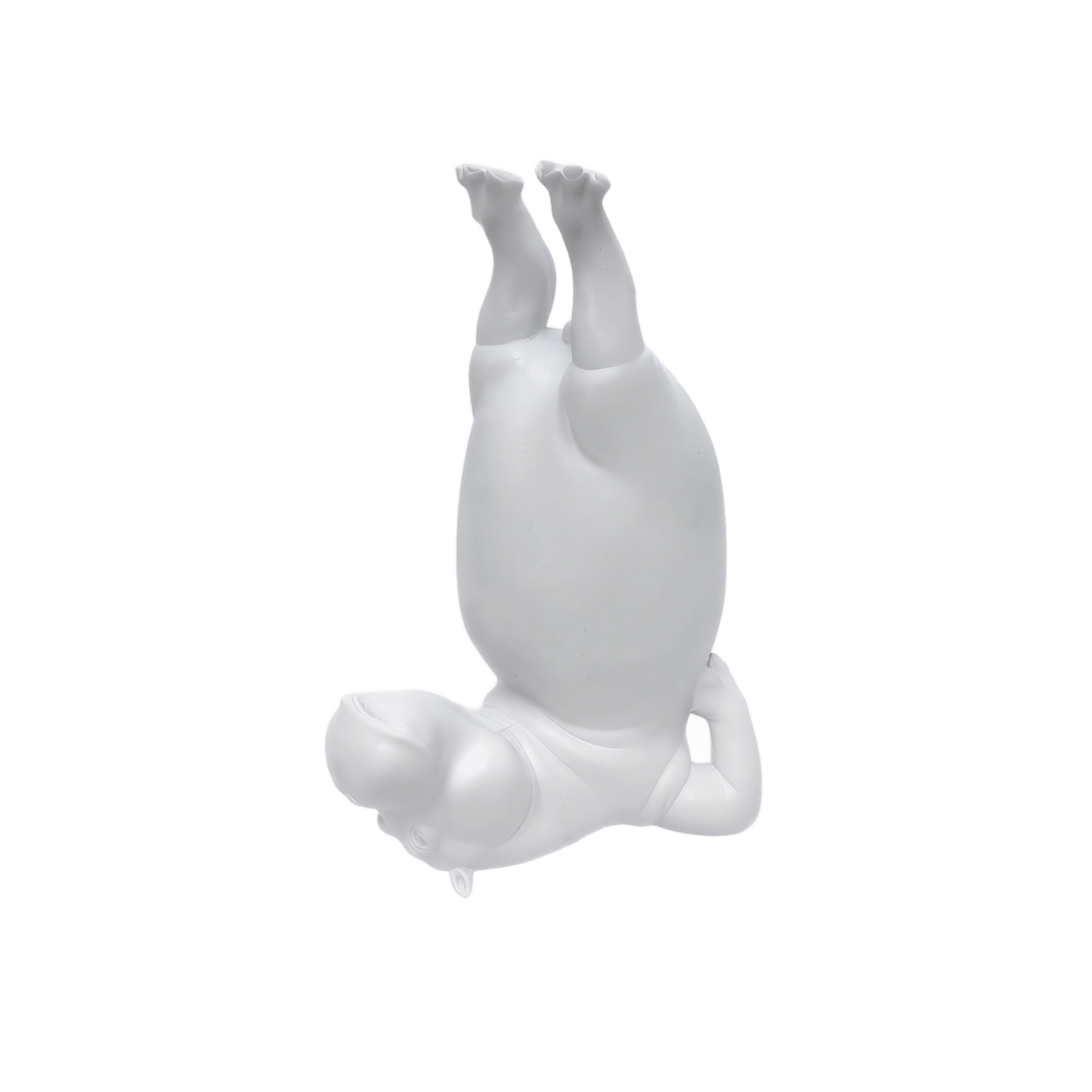 Home Gym Zen - Figurine en résine Hippopotame Yoga, Sculpture
