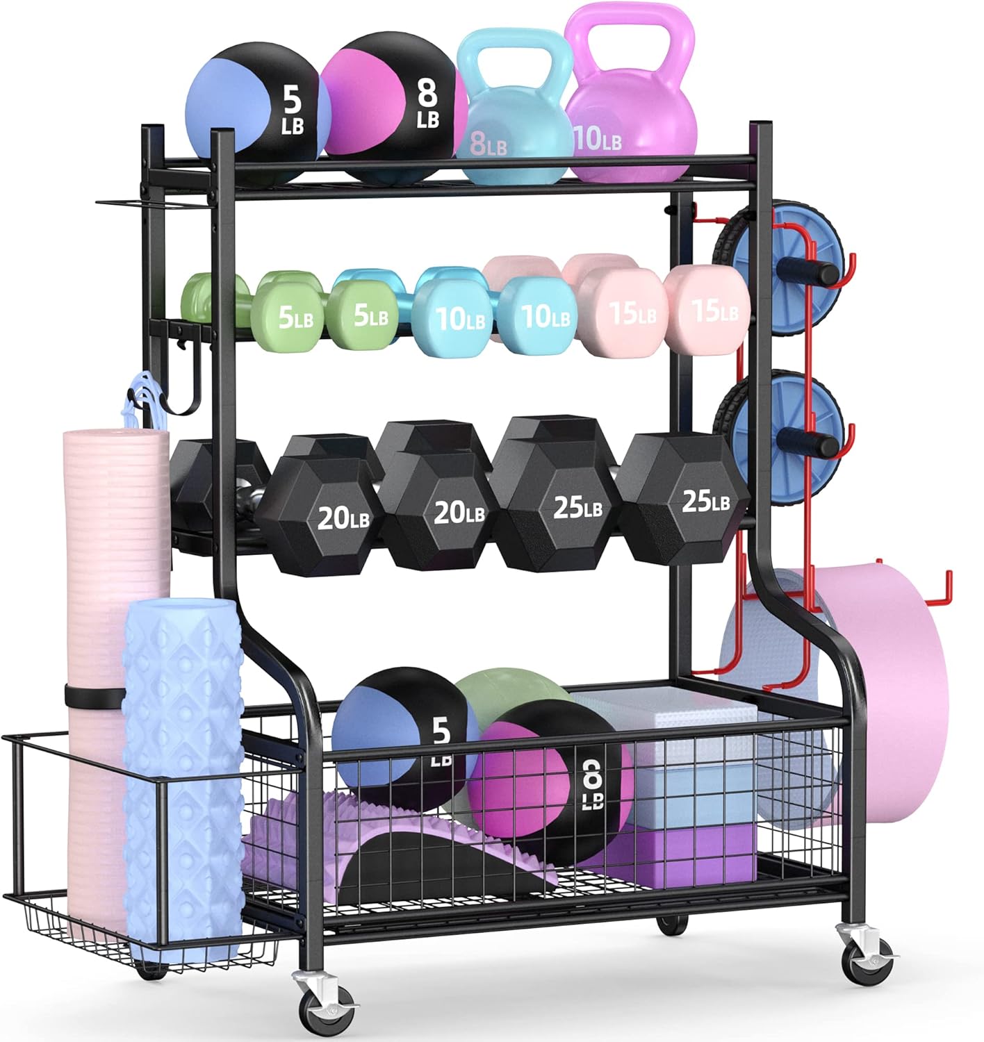 Home Gym Gym - Support de rangement pour haltères de