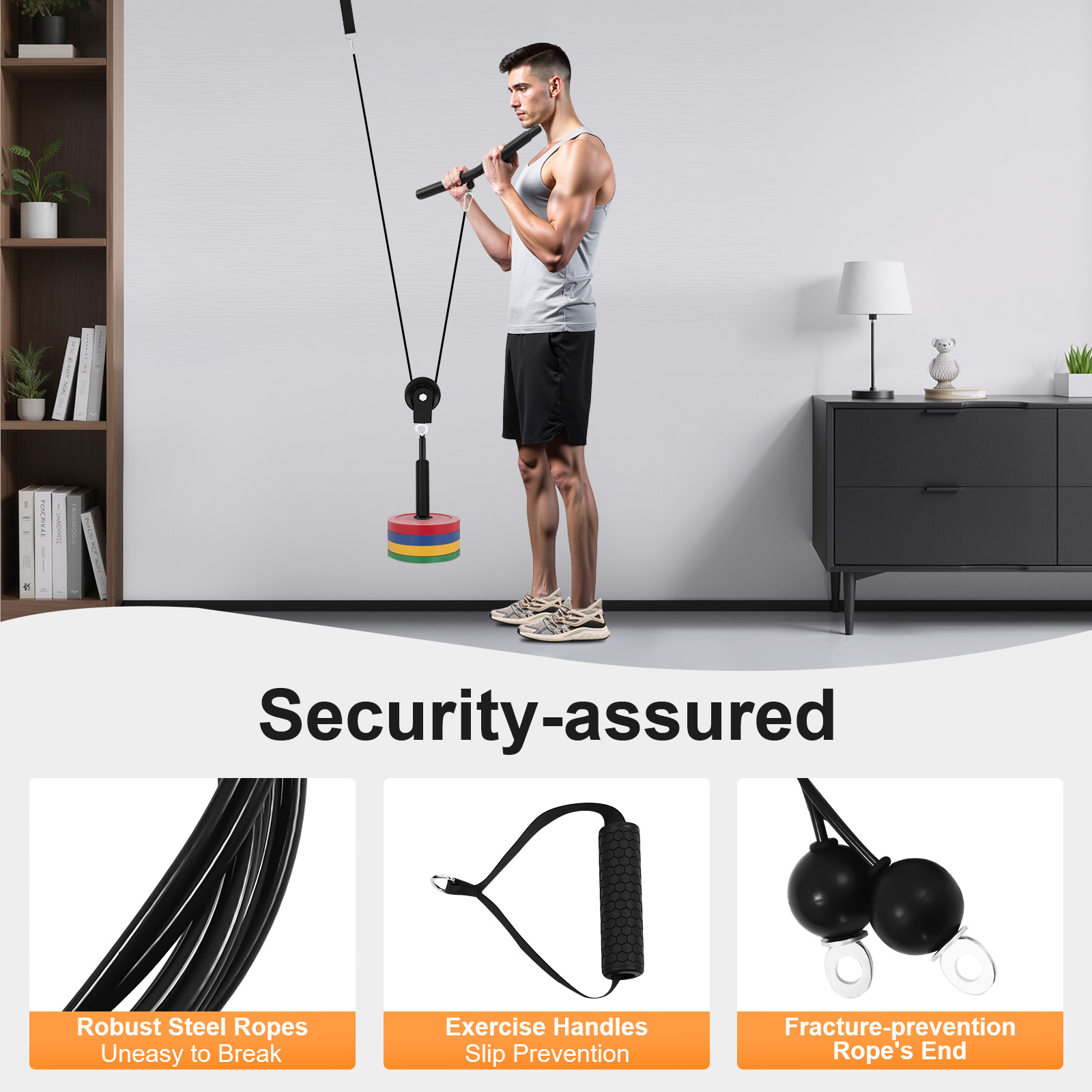 Home Gym Cable - Système de traction de câble de
