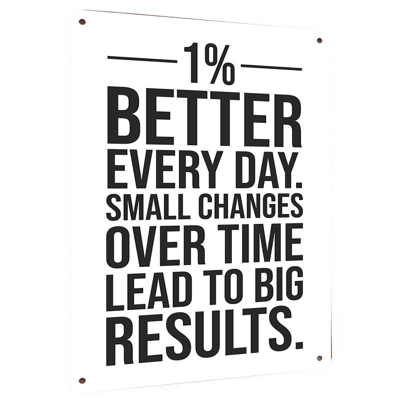 Home Gym Quotes - Art mural en métal de motivation,