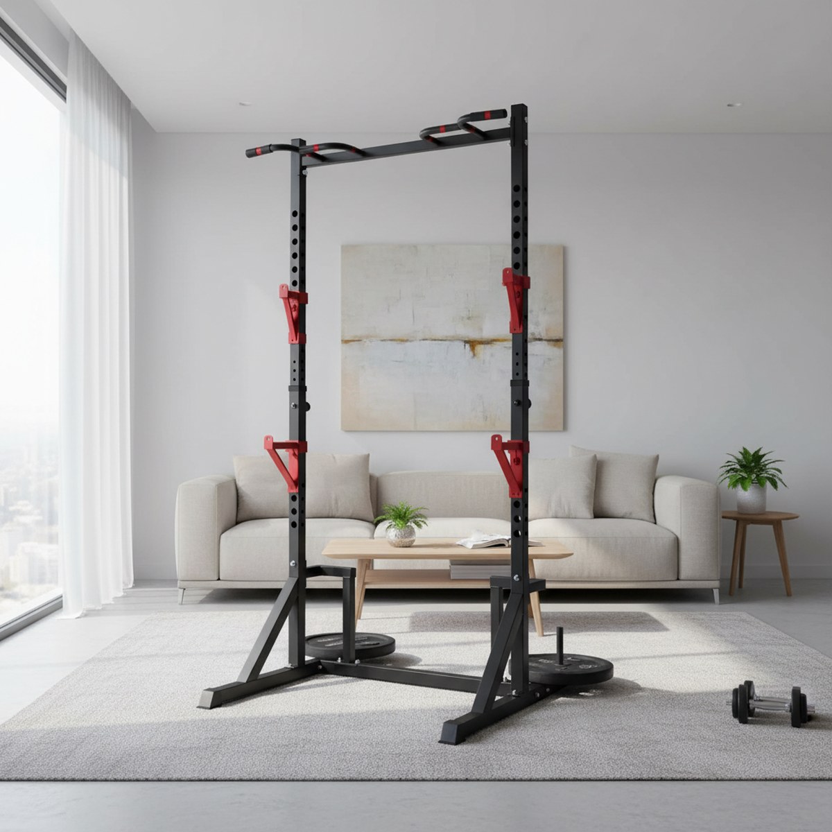 Rack de musculation réglable a - Home Gym Pull Up avis et prix