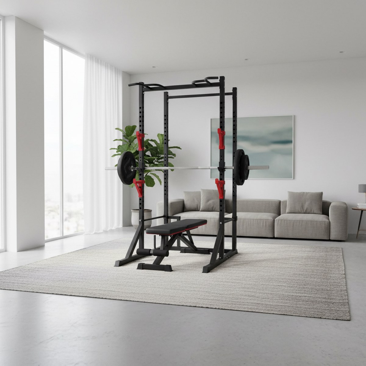 Rack de musculation réglable a - Home Gym Pull Up avis et prix