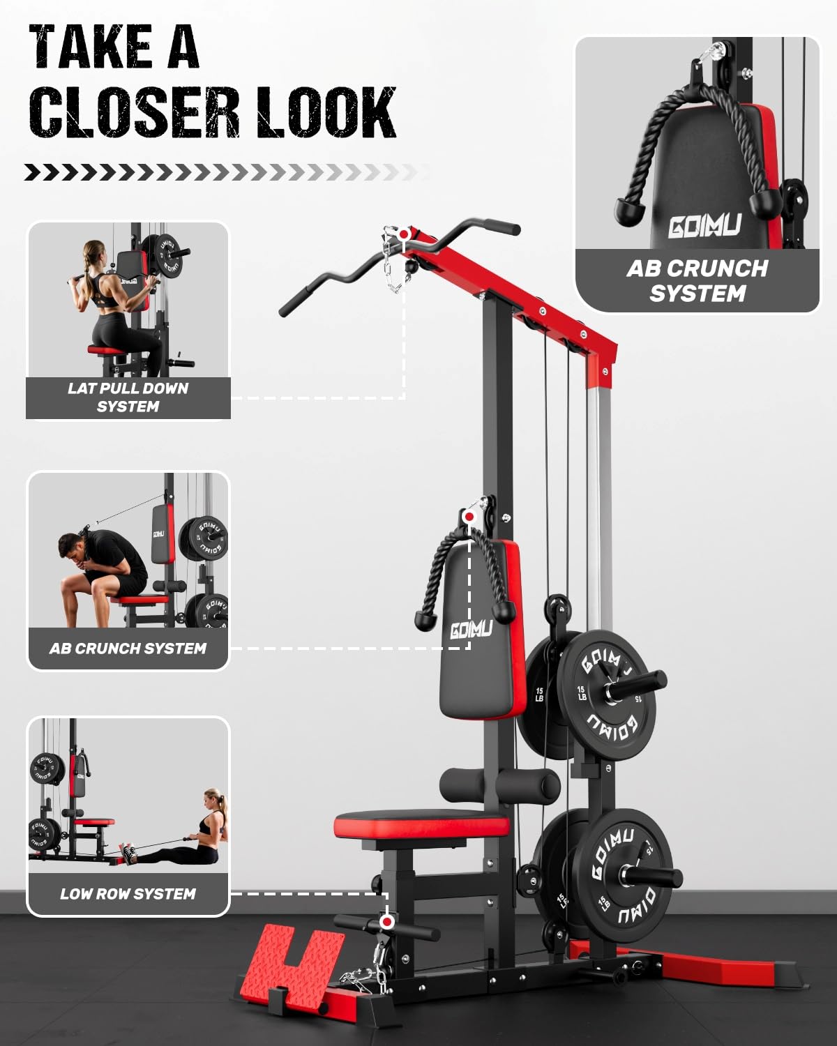 Machine à câbles pour triceps  - Home Gym Lat Pulldown avis et prix