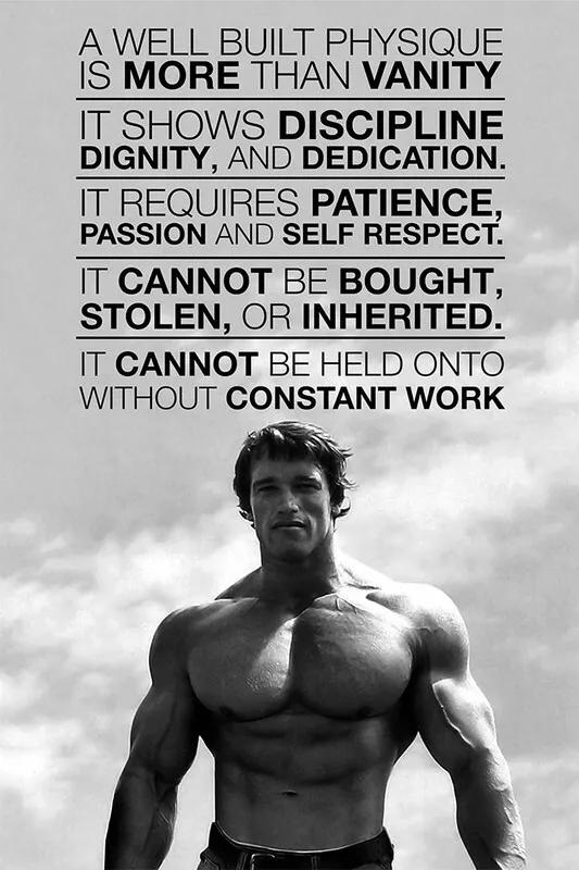 Poster mural décoratif Arnold  - Home Gym Quotes avis et prix