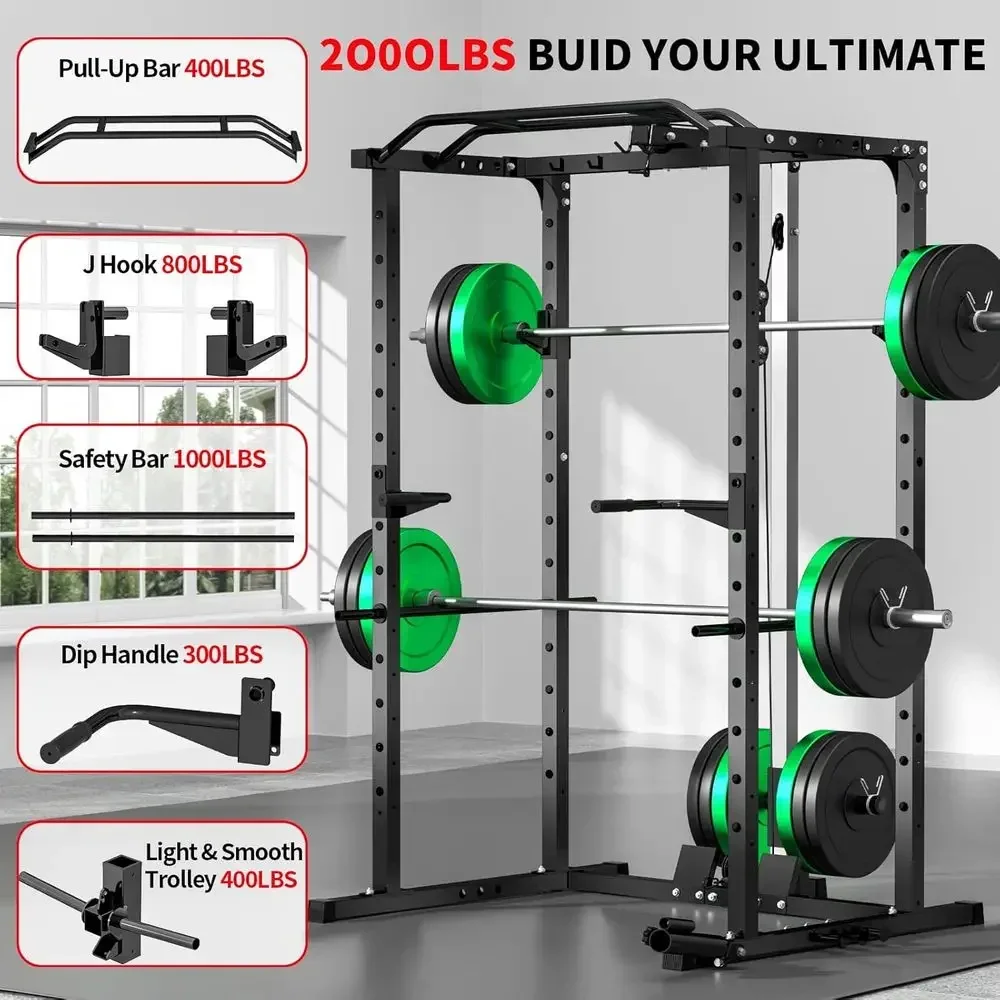 Rack de musculation de 2000 lb - Lat Pulldown Cable avis et prix