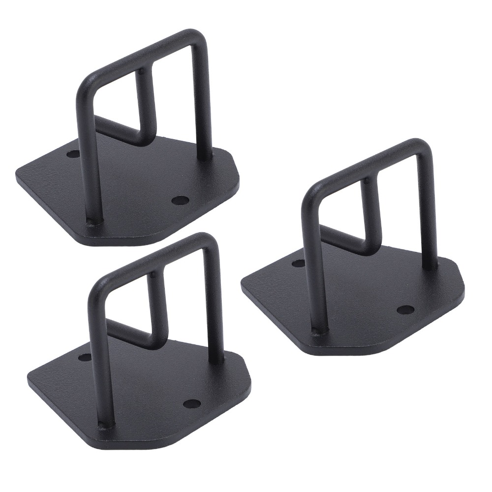 Lot de 3 Ancrages Muraux Noirs - Home Gym Gym avis et prix
