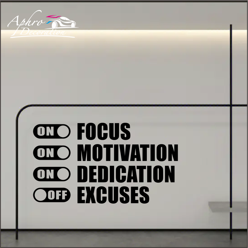 Autocollant mural en vinyle «  - Home Gym Quotes avis et prix