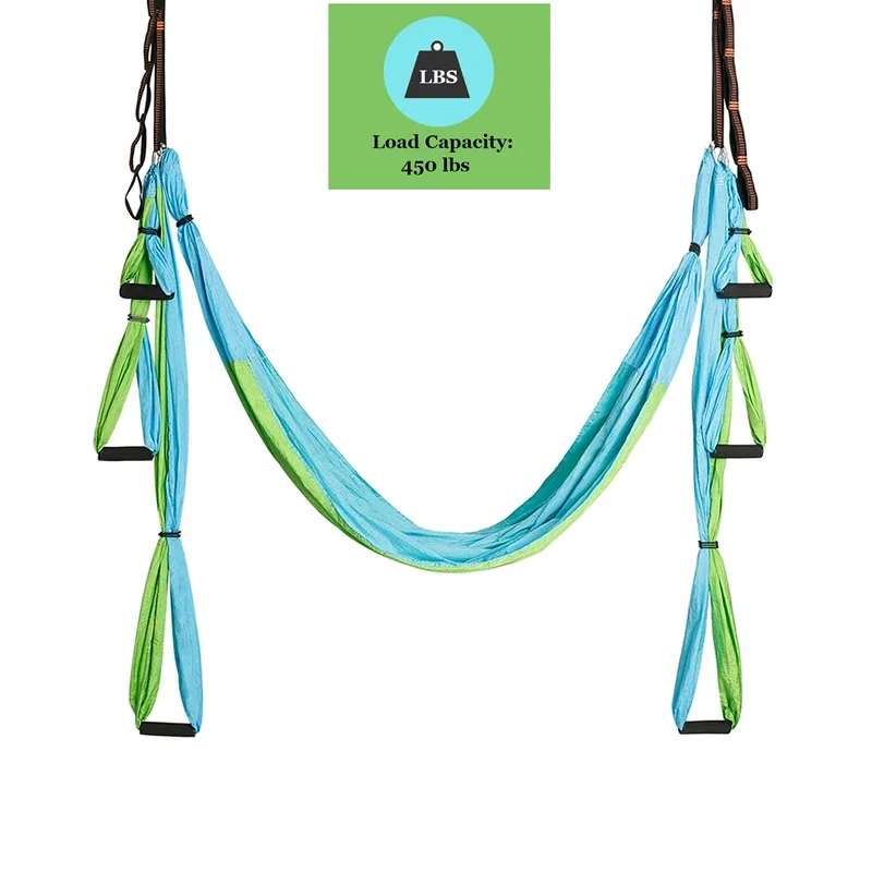 Hamac de yoga aérien à 6 poign - Yoga Trapeze Swing avis et prix