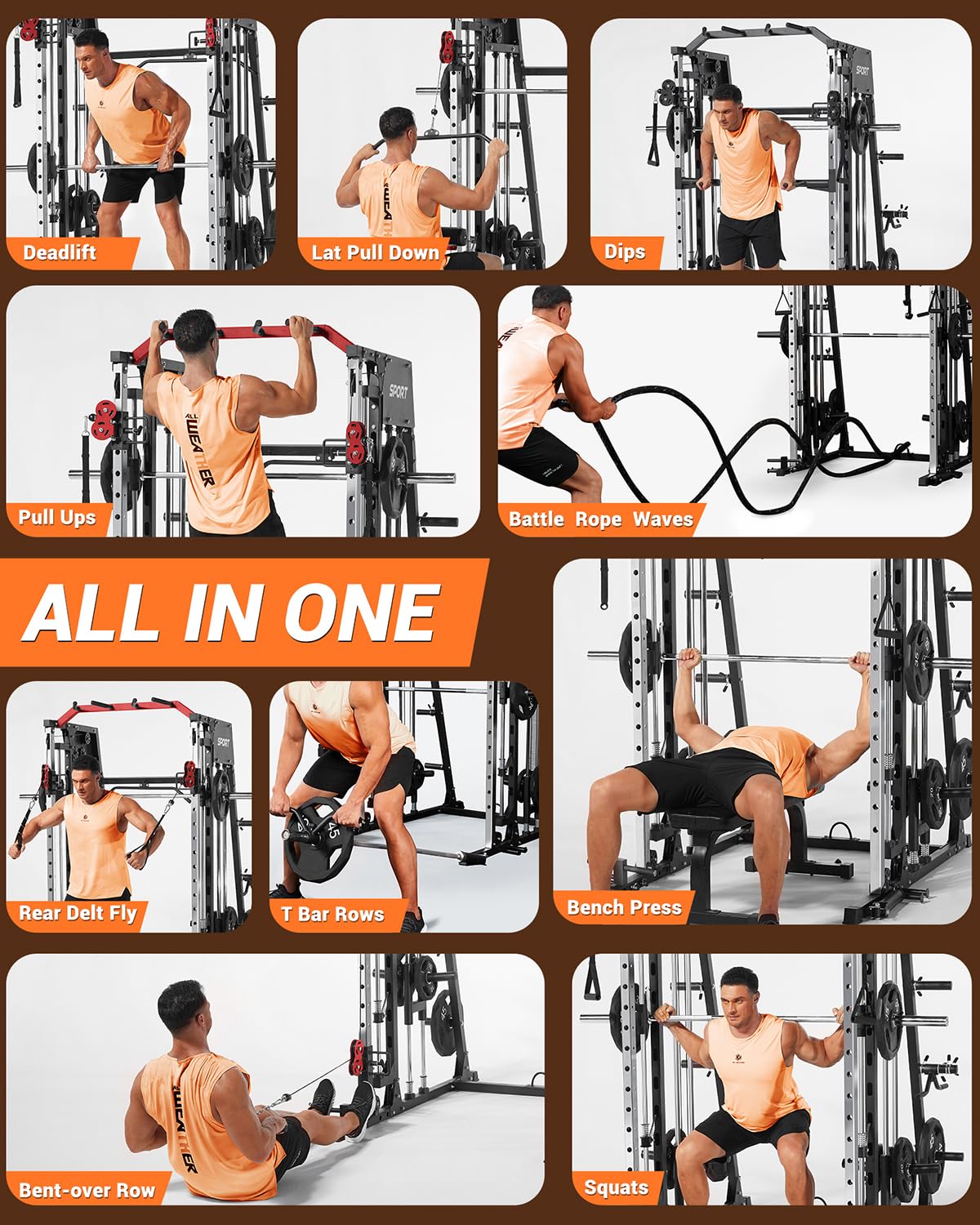 Machine Smith Tout-en-un pour  - Home Gym Smith avis et prix