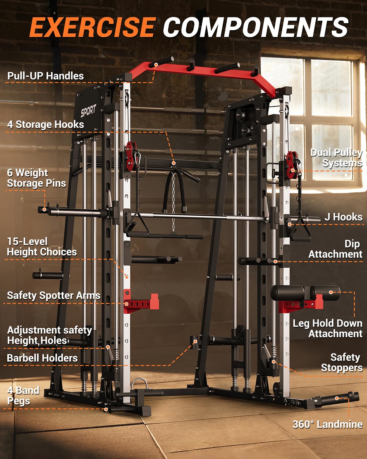 Machine Smith Tout-en-un pour  - Home Gym Smith avis et prix