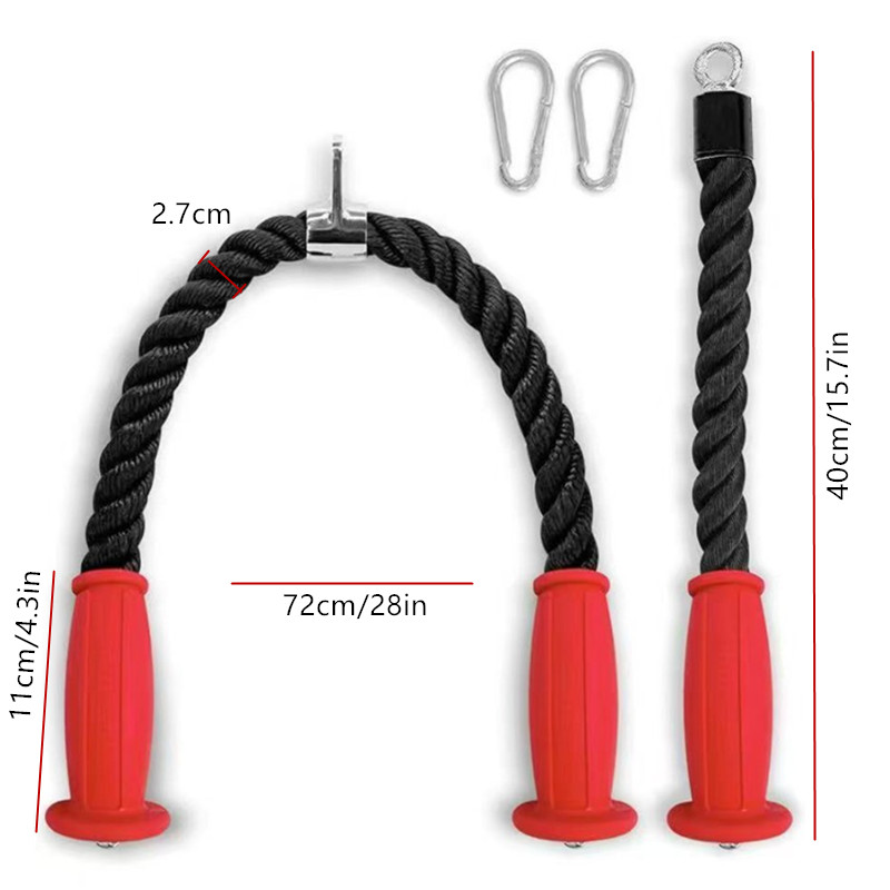 Cordes ergonomiques pour trice - Home Gym Cable avis et prix