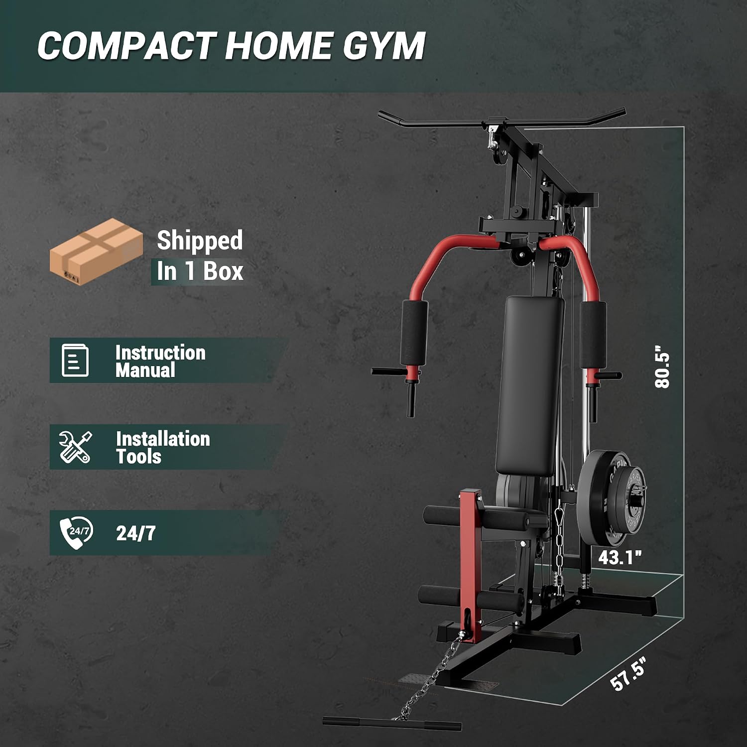 Appareil de musculation comple - Home Gym Lat Pulldown avis et prix