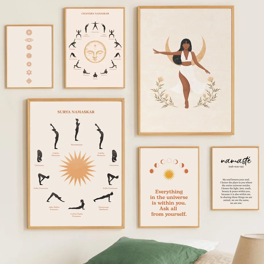 Affiches Zen de Yoga et de gym - Home Gym Zen avis et prix