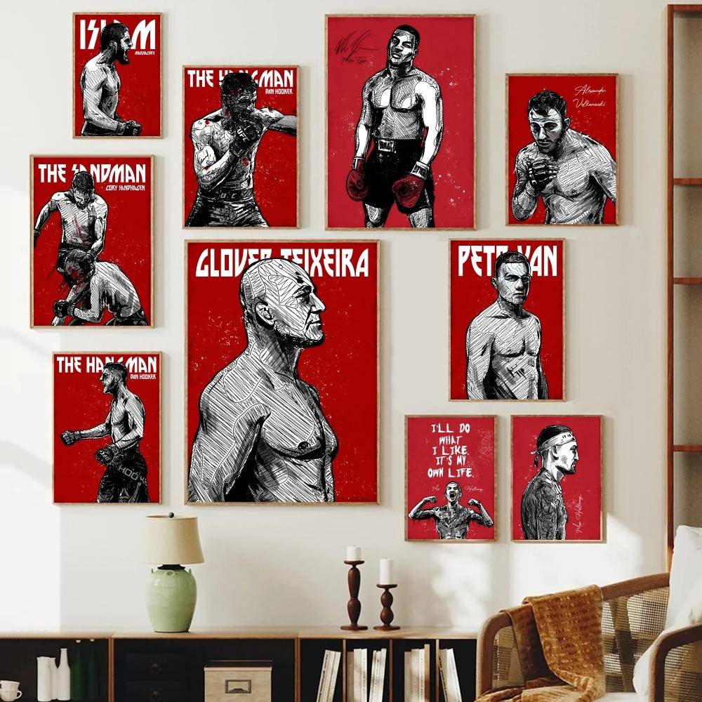 Affiche en papier « Combat Ath - Home Gym Quotes avis et prix