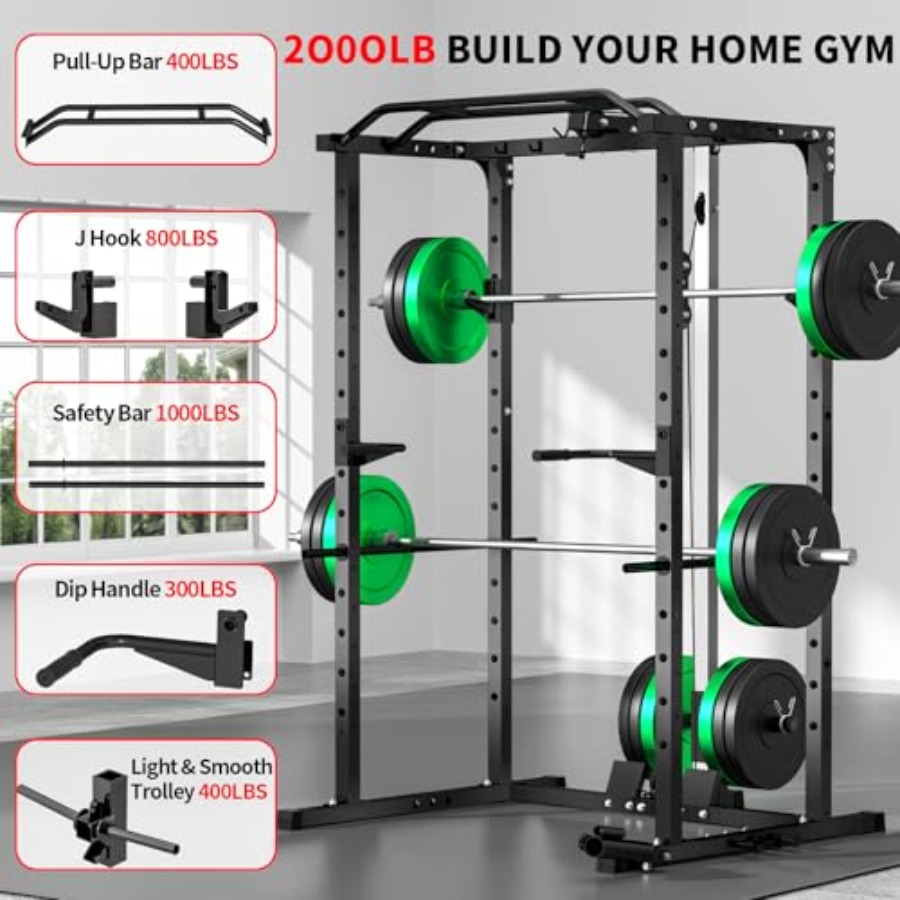 Rack de musculation multifonct - Home Gym Lat Pulldown avis et prix