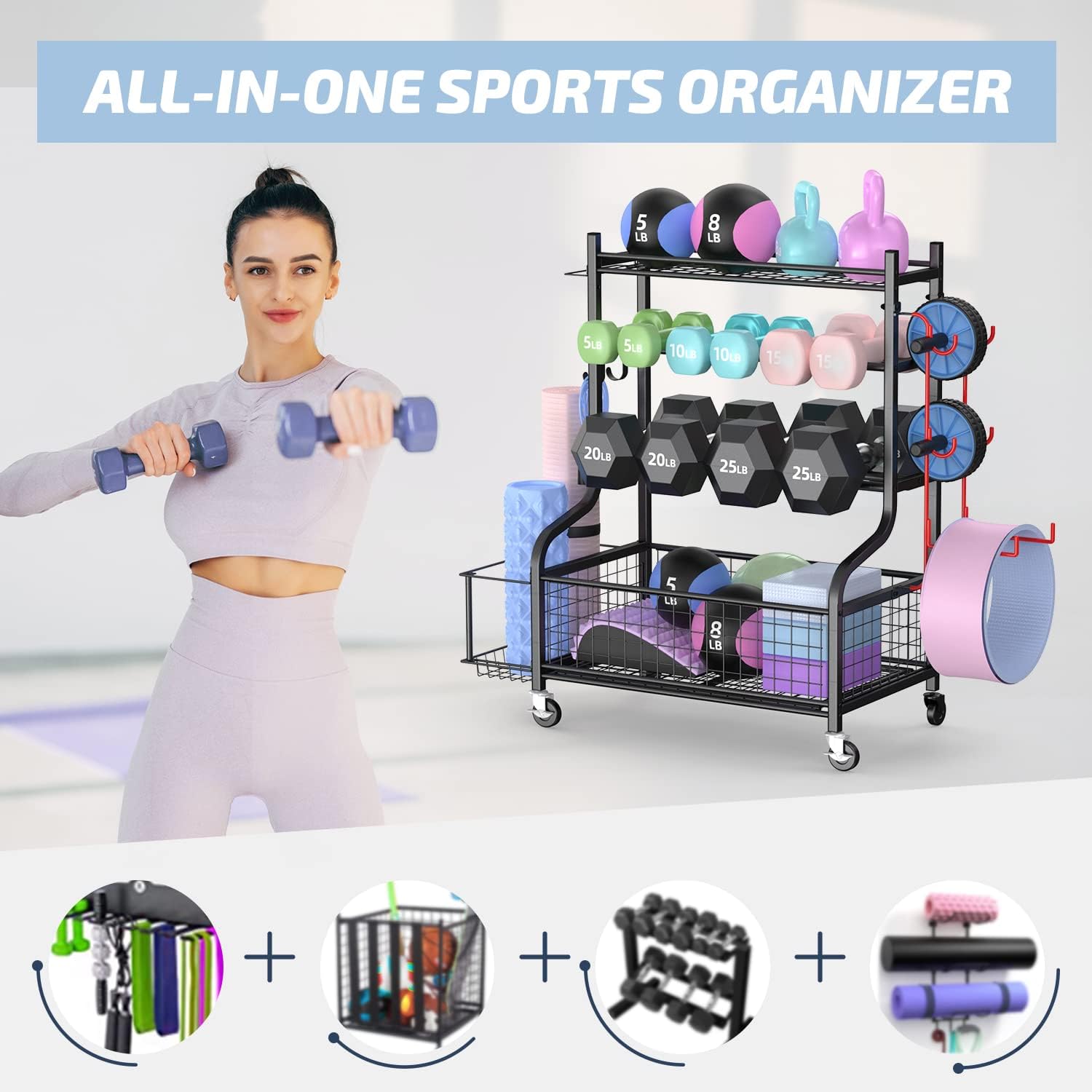 Support de rangement pour halt - Home Gym Gym avis et prix