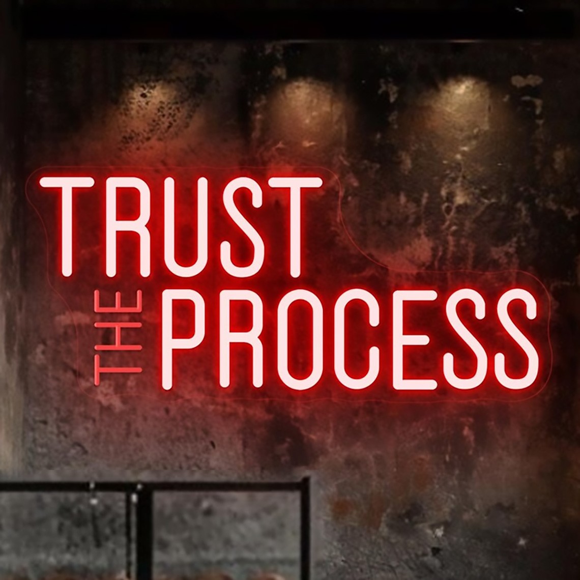 Enseigne néon « Trust The Proc - Home Gym Quotes avis et prix
