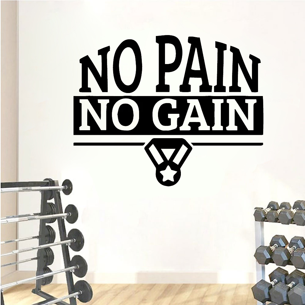 Autocollants muraux de gym ave - Home Gym Quotes avis et prix