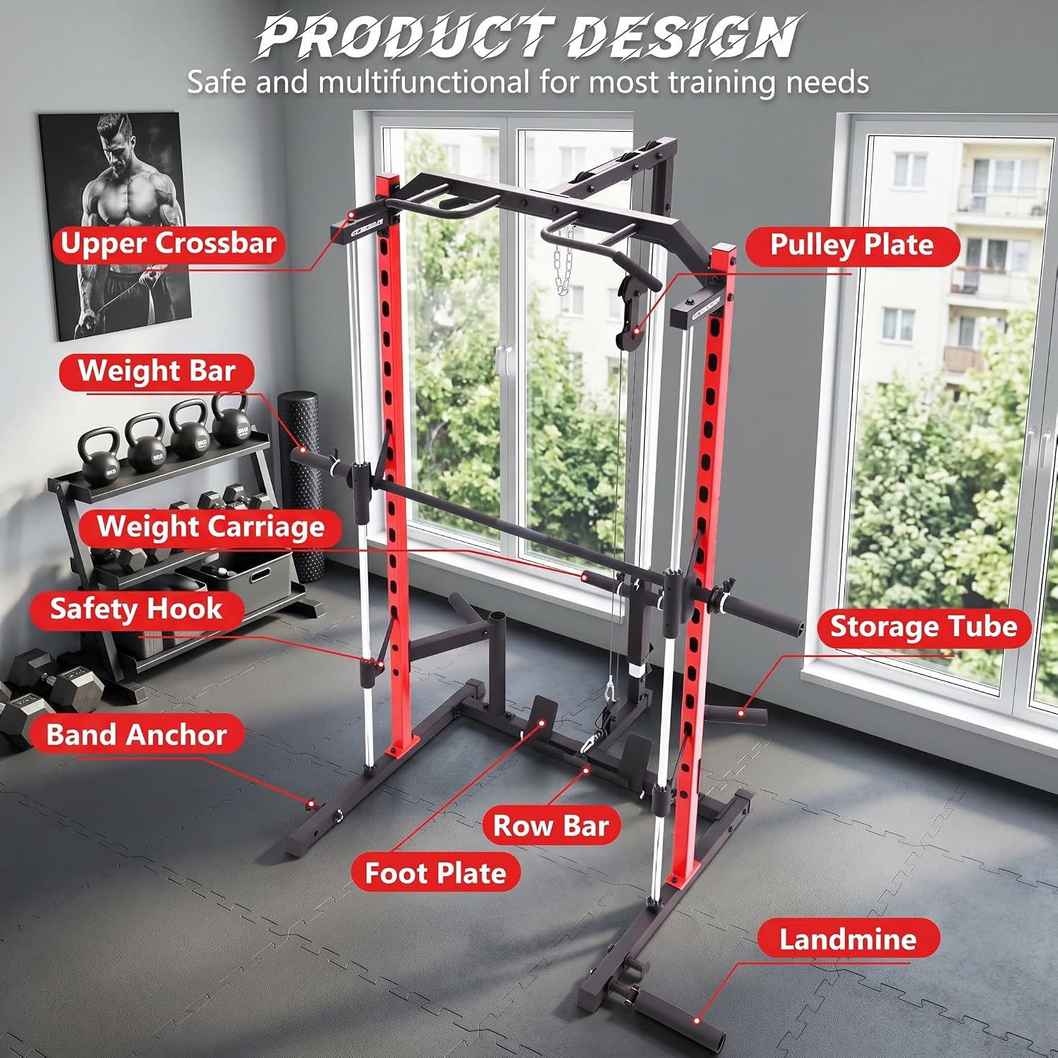 Machine Smith tout-en-un avec  - Home Gym One Machine avis et prix