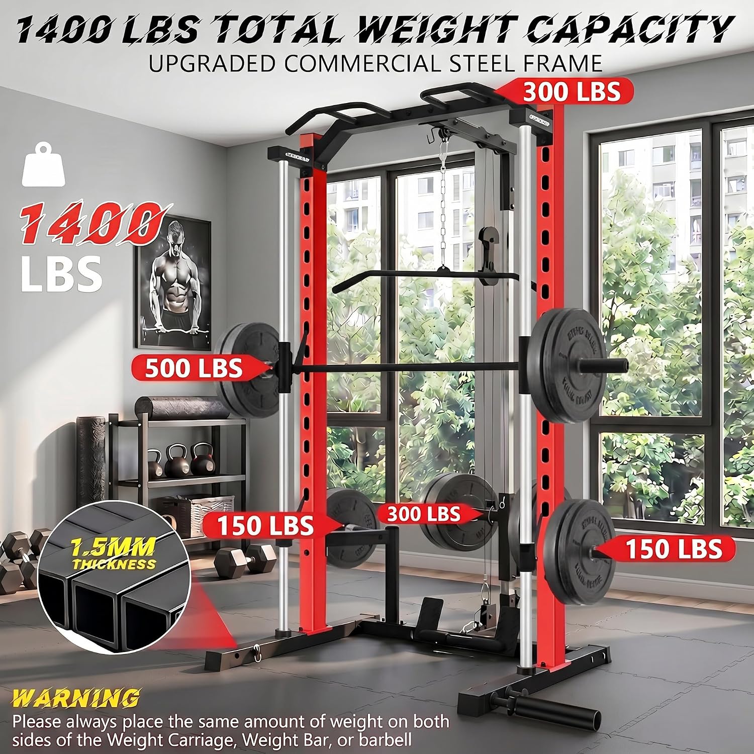 Machine Smith tout-en-un avec  - Home Gym One Machine avis et prix