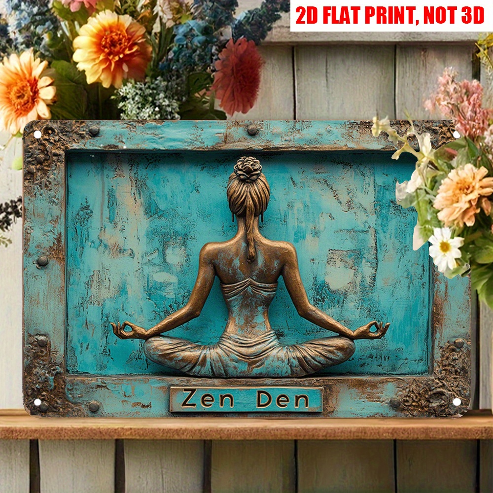 Décoration murale en métal 2D  - Home Gym Zen avis et prix