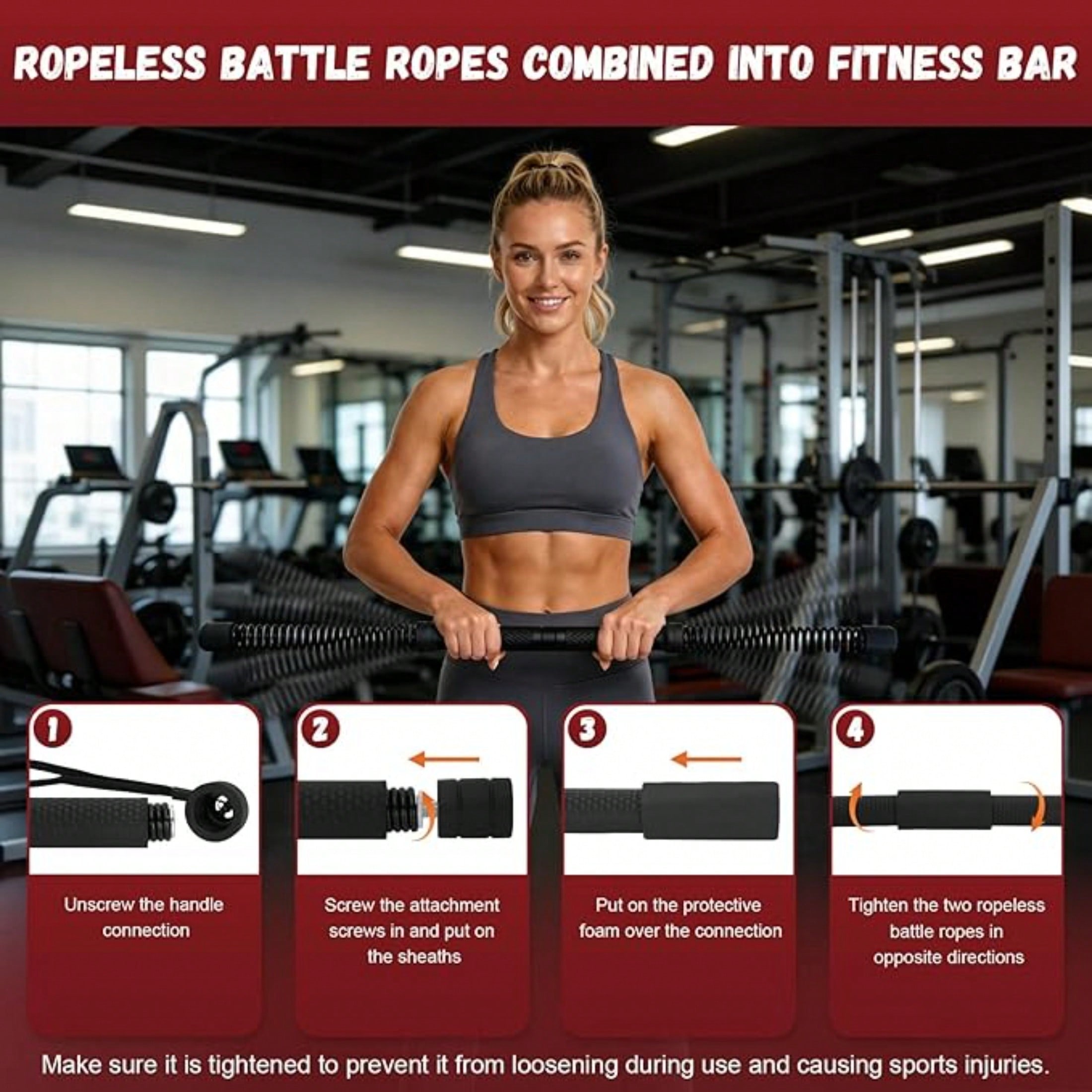 Barre de torsion sans fil 2-en - Home Gym Trainer avis et prix