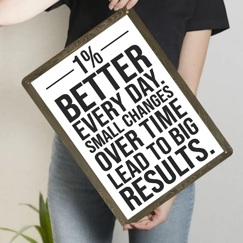 Art mural en métal de motivati - Home Gym Quotes avis et prix