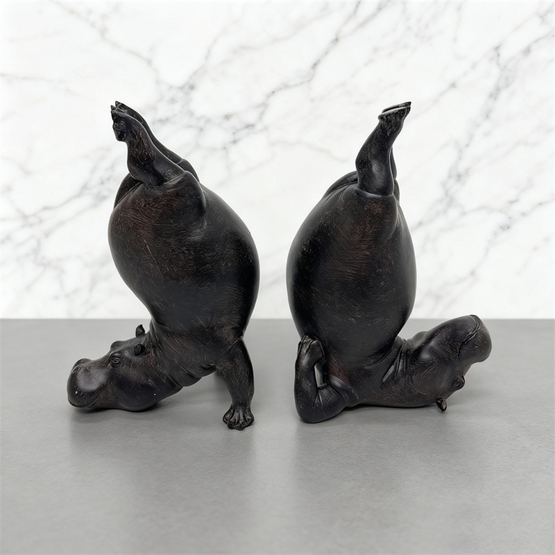 Figurine de Yoga hippopotame e - Home Gym Zen avis et prix