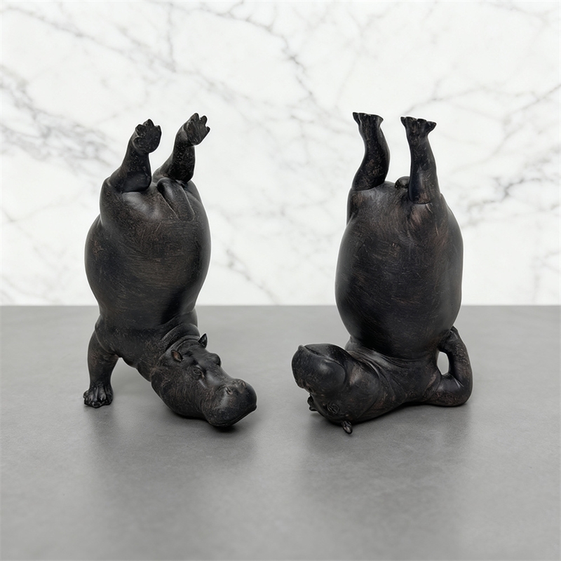 Figurine de Yoga hippopotame e - Home Gym Zen avis et prix