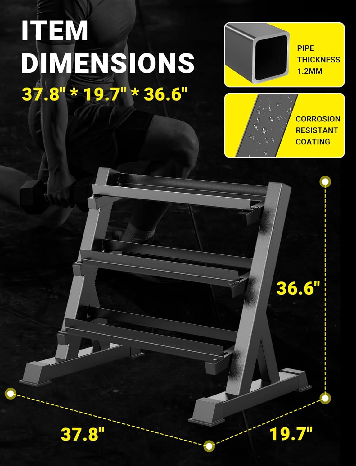 Support de rangement pour halt - Home Gym Gym avis et prix